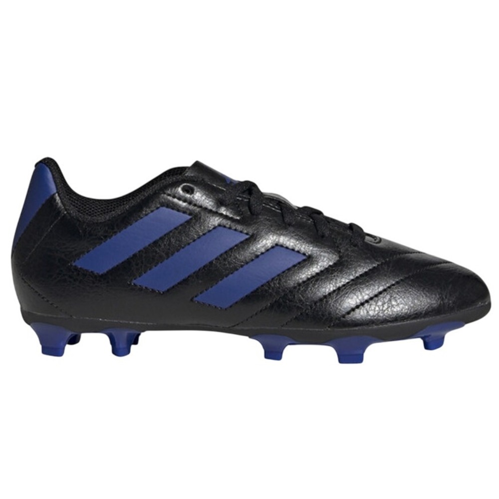 Kids Adidas Goletto VII FG J Black Blue Soccer Cleats Football Shoes Youth